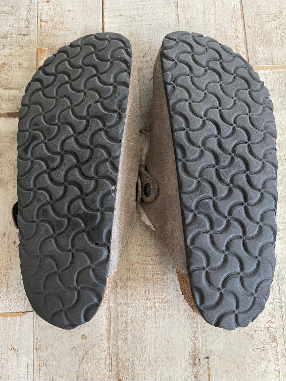 ‼️SOLD‼️Birkenstock Stone Coin Gray Boston Clogs☕️ - Picture 12 of 16